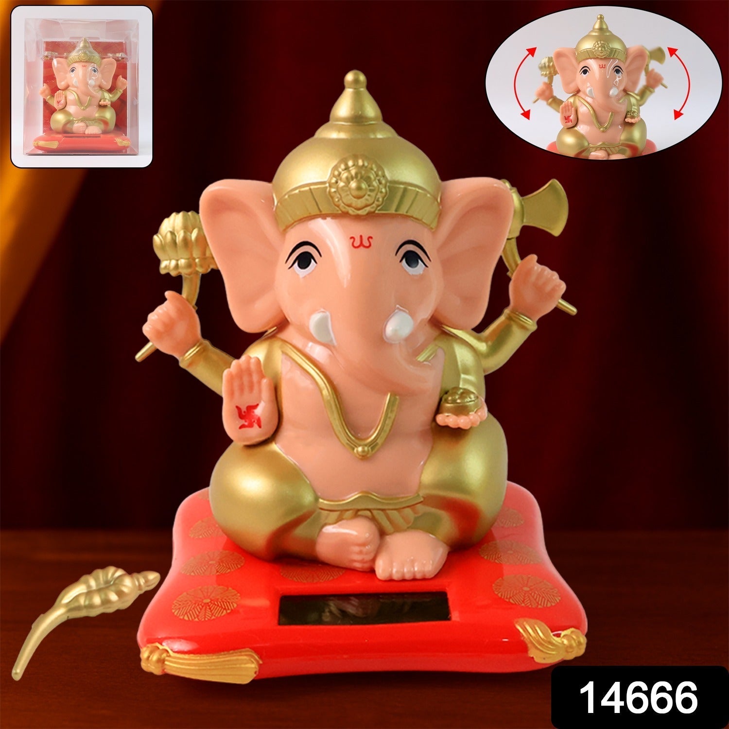 Solar Ganpati Idol Solar Ganpati Idol